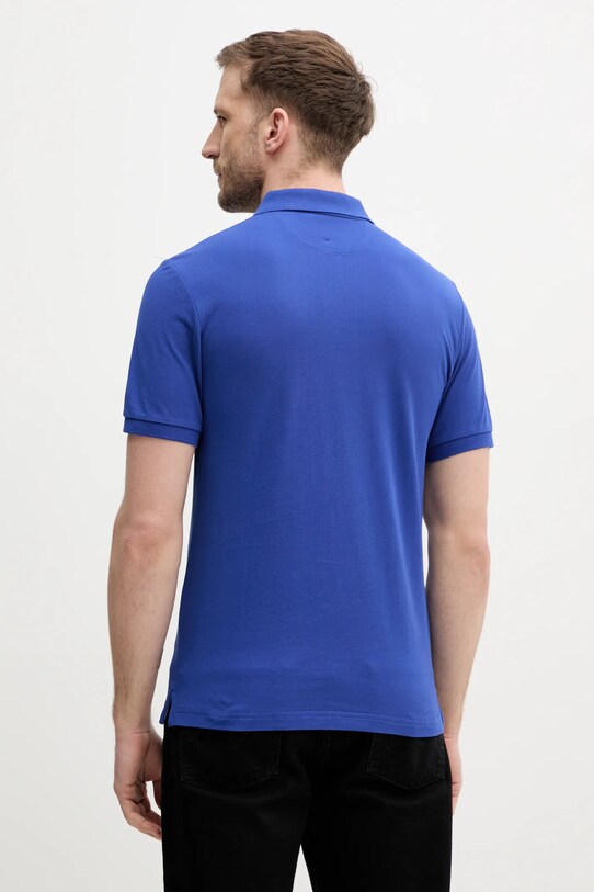 Odzież Hackett London polo bawełniane HM563426 niebieski