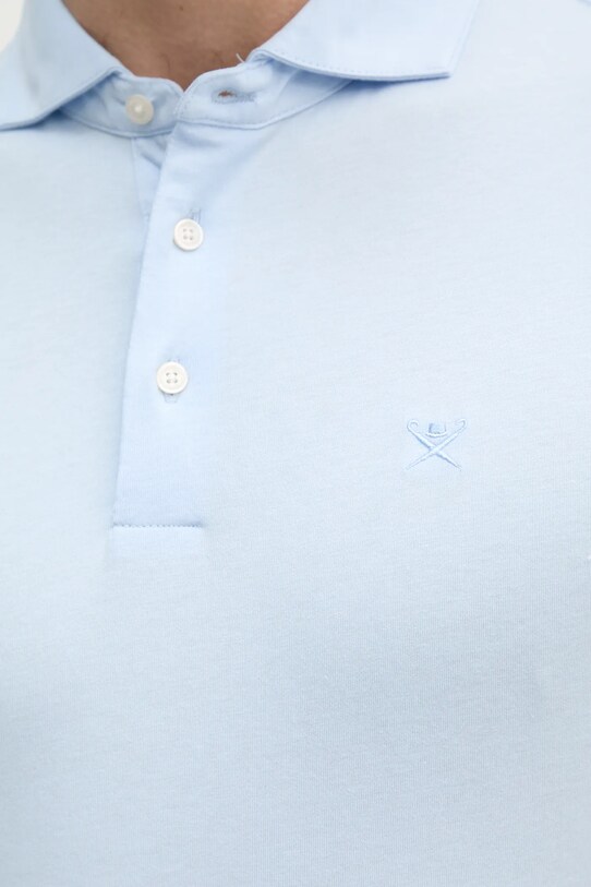 Hackett London pamut póló HM563434 kék