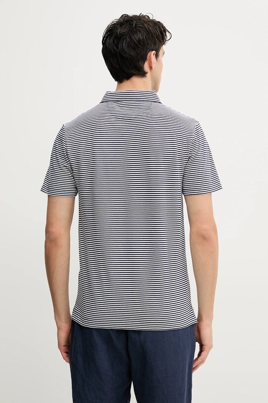 Îmbrăcăminte Hackett London polo de bumbac HM563440 bleumarin