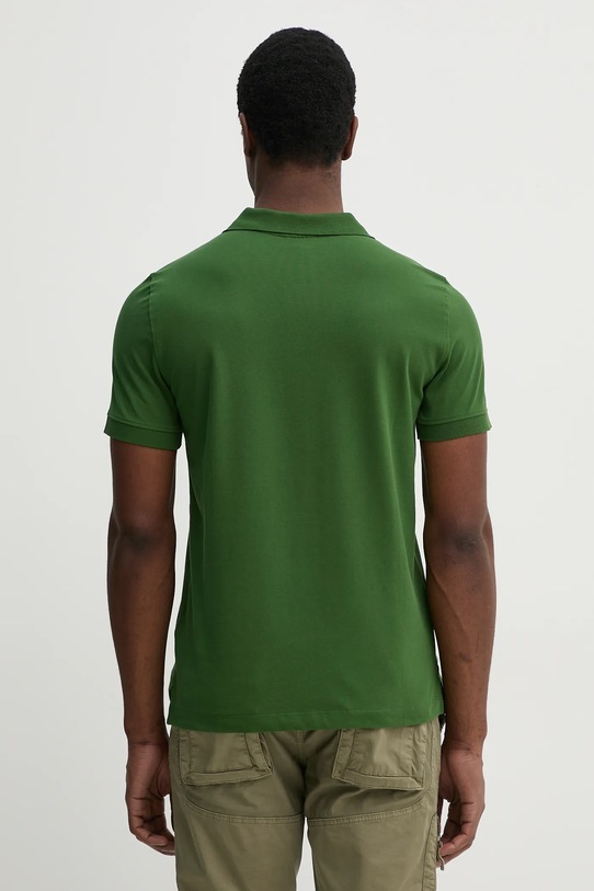 Odzież Aeronautica Militare polo PO1843P191 zielony