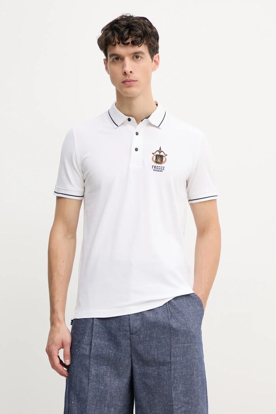 Aeronautica Militare polo semplice bianco PO1850P191