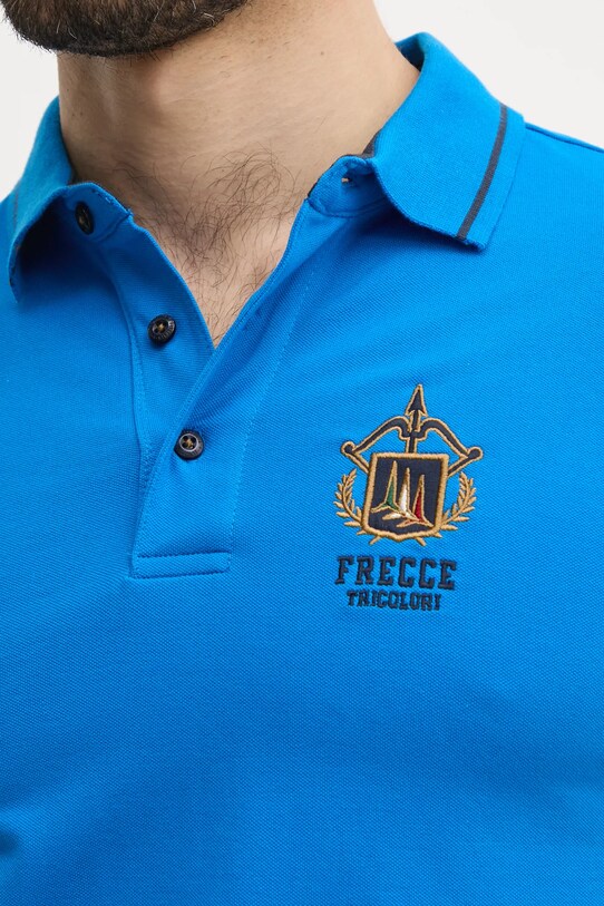 Aeronautica Militare polo PO1850P191 fioletowy
