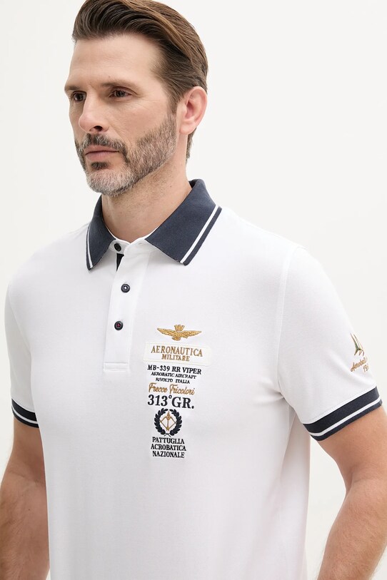 Aeronautica Militare poló fehér PO1853P191