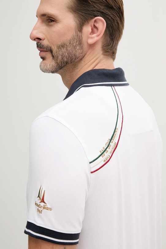Polo majica Aeronautica Militare PO1853P191 bijela