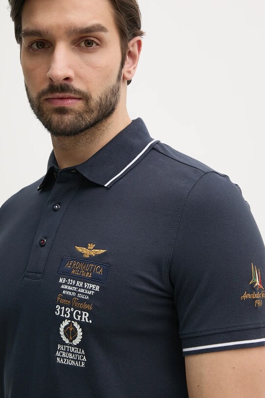 Поло Aeronautica Militare тёмно-синий PO1853P191