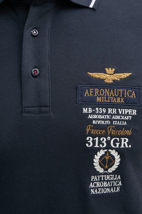 Поло Aeronautica Militare PO1853P191 тёмно-синий