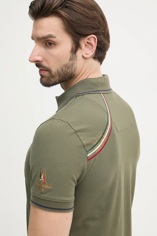 Polo tričko Aeronautica Militare zelená PO1853P191