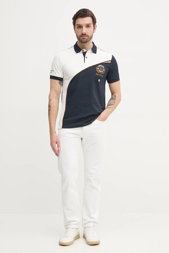 Aeronautica Militare polo PO1858P173 granatowy SS25