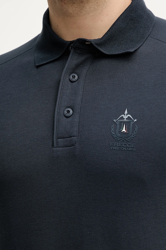 Aeronautica Militare polo de bumbac bleumarin PO1868P347