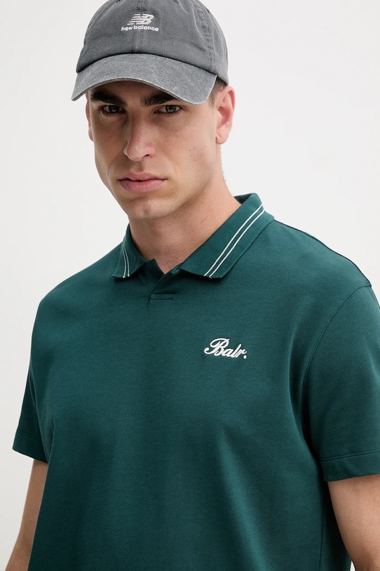 Bombažen polo BALR. turkizna B1122.1042