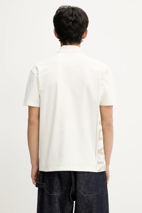 Oblečení Bavlněné polo tričko Napapijri E-Rivalto NP0A4ID8N1A1 béžová