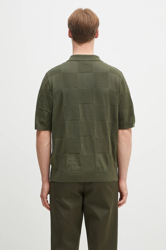 Clothing Carhartt WIP cotton polo shirt S/S Checker Polo I034535.667XX green