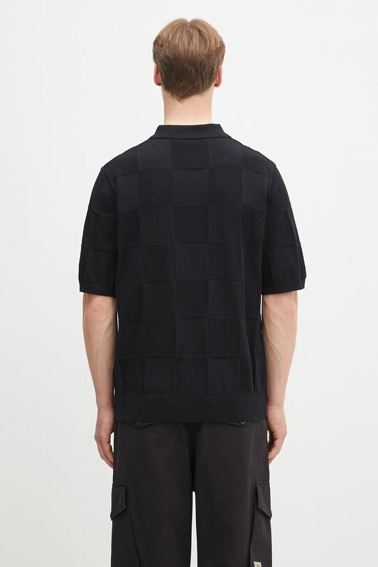Oblečenie Bavlnené polo tričko Carhartt WIP S/S Checker Polo I034535.89XX čierna