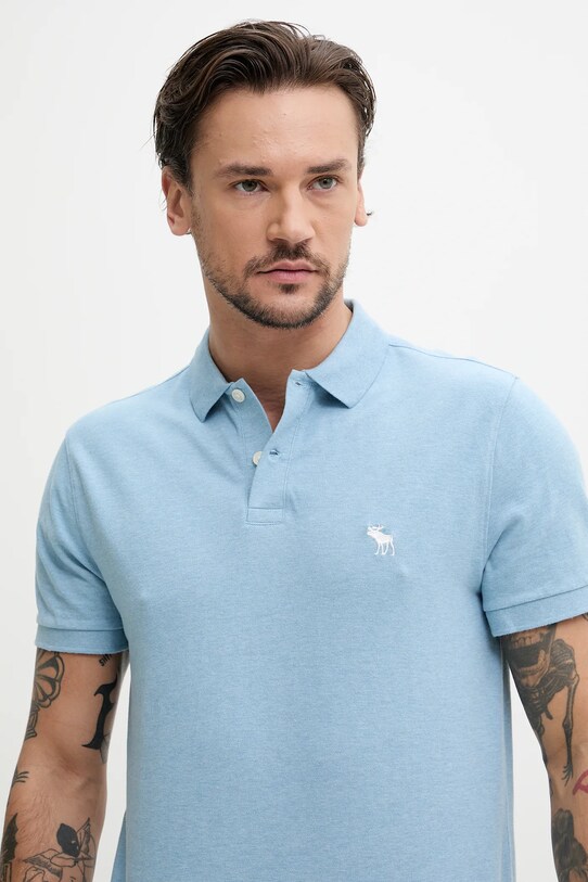 Polo tričko Abercrombie & Fitch slim modrá KI124.5182.210