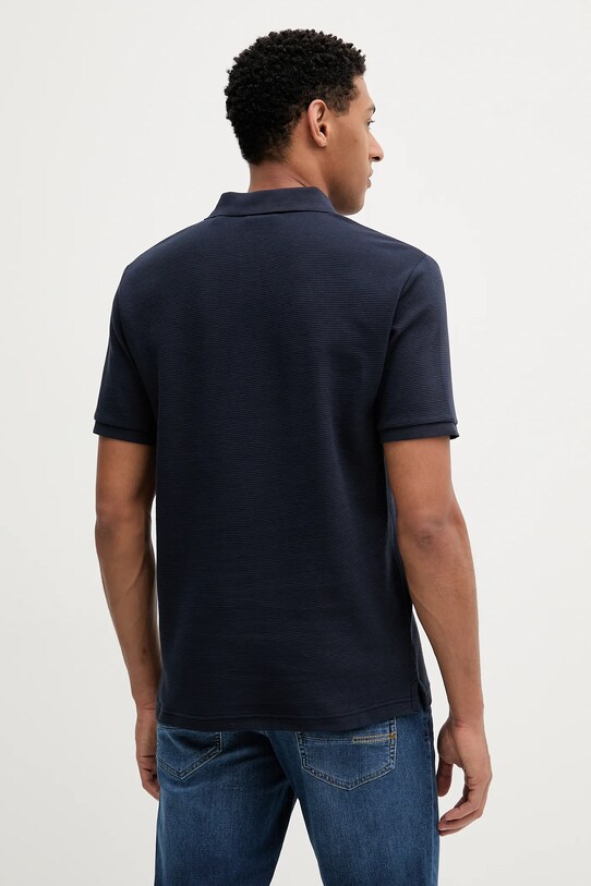 Îmbrăcăminte Gant polo de bumbac 2014025 bleumarin