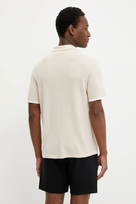 Îmbrăcăminte FROM FUTURE polo din lână MPP02710 bej