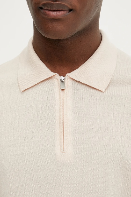 FROM FUTURE polo din lână MPP02710 bej