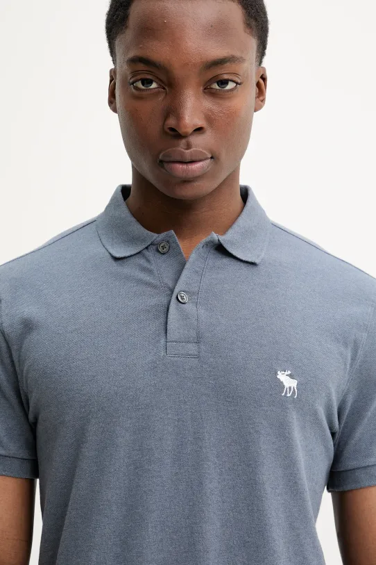 Πόλο Abercrombie & Fitch KI124.5182.200 γκρί SS25