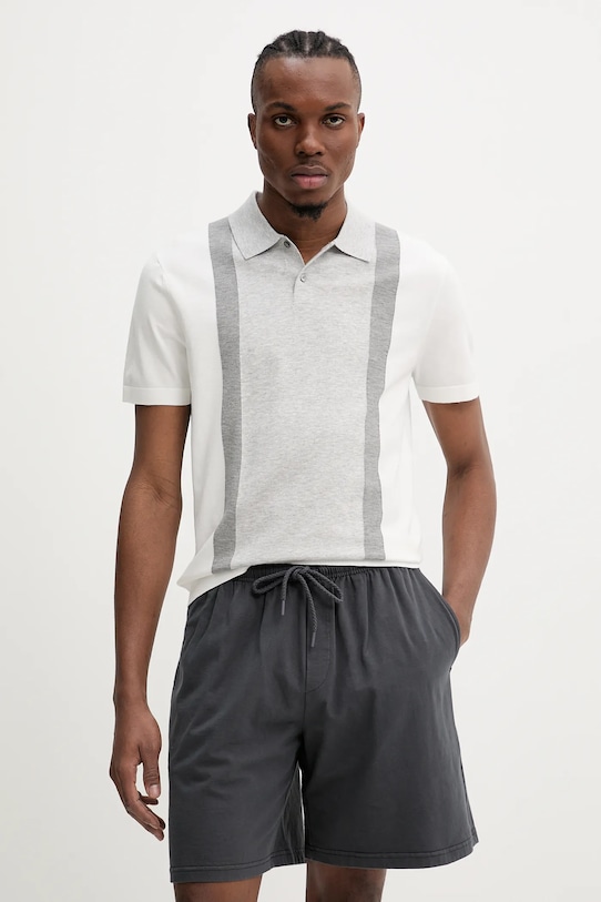 Theory tricou polo regular alb O0186701