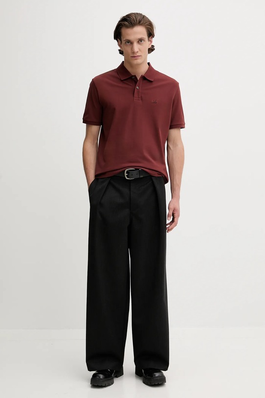 Πόλο C.P. Company 18CMPL065A005263W πορτοκαλί SS25