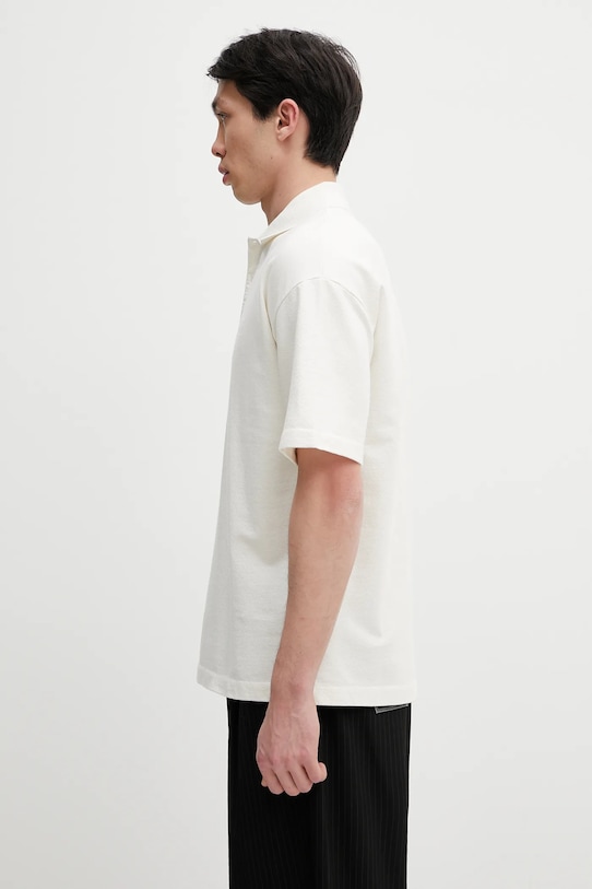 C.P. Company polo in cotone 18CMPL320A110396G beige SS25