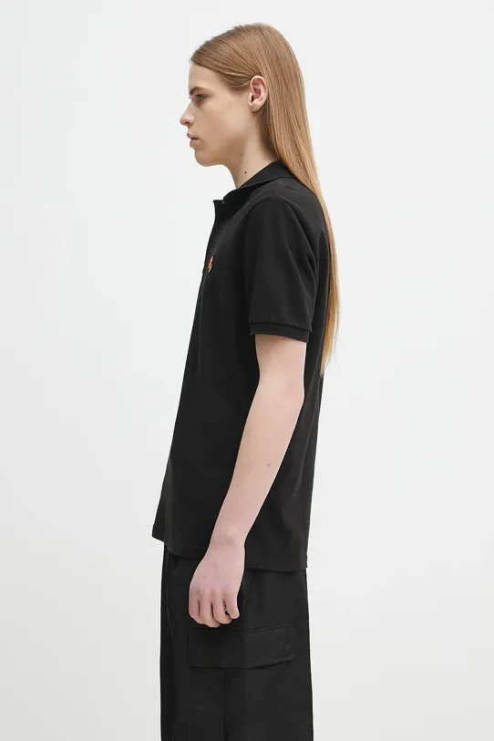 Kenzo cotton polo shirt Pop FF55PO5424PU.99J black SS25