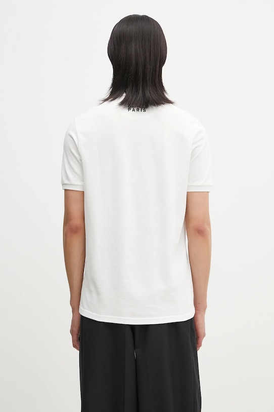 Clothing Kenzo cotton polo shirt Happy Tiger FF55PO5434PU.02 white