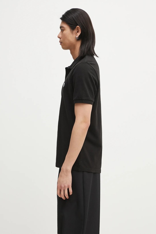 Kenzo polo bawełniane Happy Tiger FF55PO5434PU.99J czarny SS25