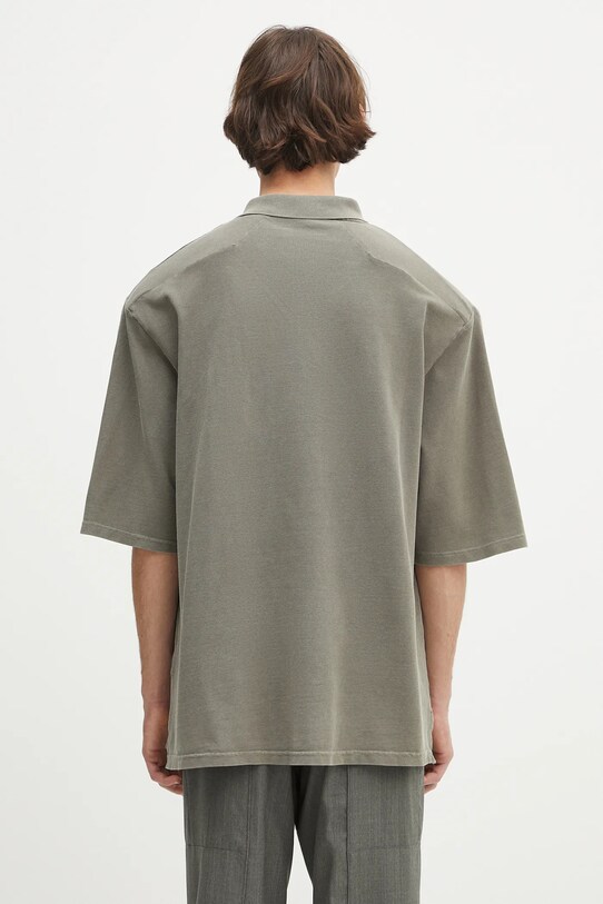 Îmbrăcăminte Martine Rose polo din bumbac Padded 654JE02411L verde