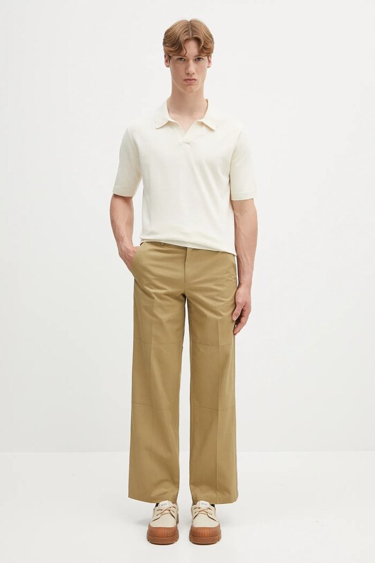 Norse Projects polo in lino Leif Cotton Linen Polo N45.0502.0219 beige