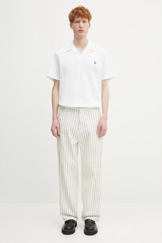 AMBUSH polo de bumbac Polo Shirt 12115323 alb