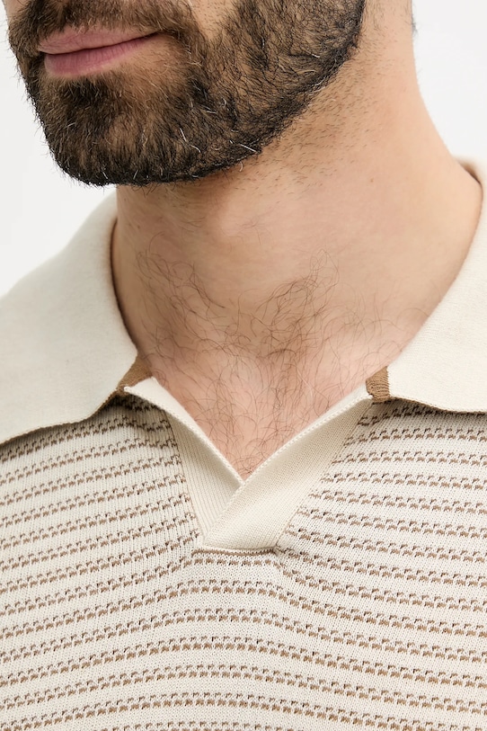 United Colors of Benetton polo de bumbac 1094K301J bej