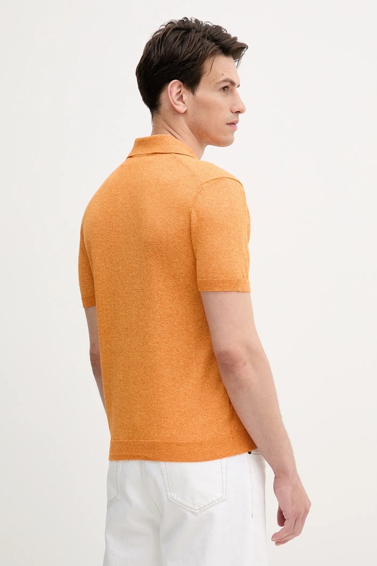 Îmbrăcăminte United Colors of Benetton tricou polo 115RK301I portocaliu