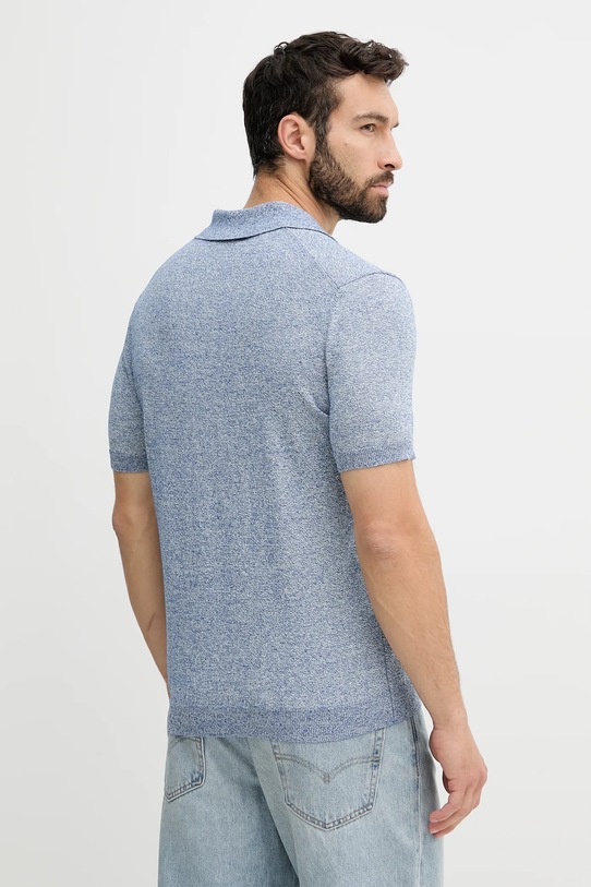 Îmbrăcăminte United Colors of Benetton tricou polo 115RK301I bleumarin