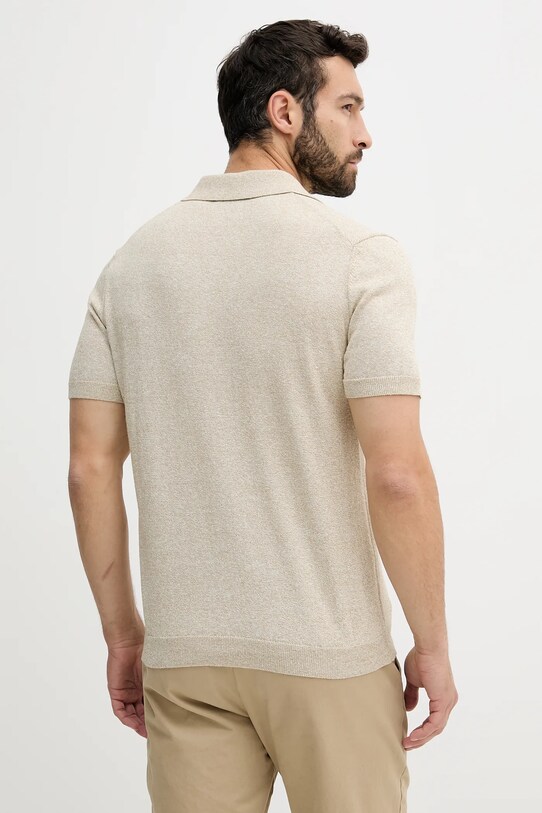 Îmbrăcăminte United Colors of Benetton tricou polo 115RK301I bej
