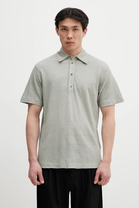 Paul Smith vászonpóló sima szürke M1R.446Z.P01764