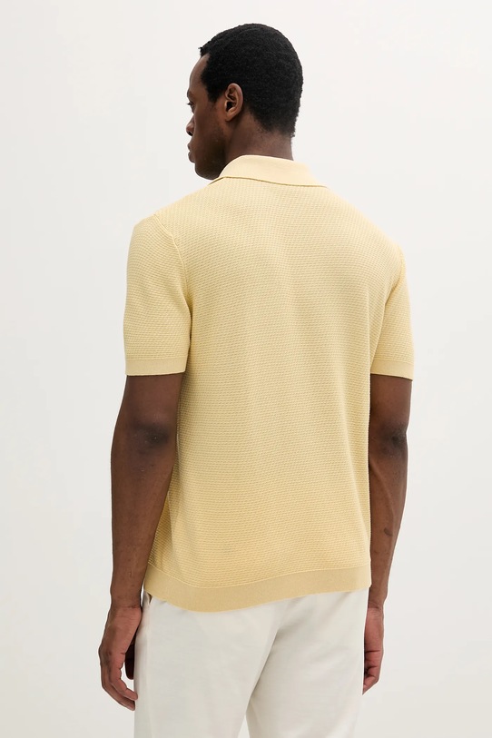 Ruházat Sisley pamut póló 1094S300M sárga