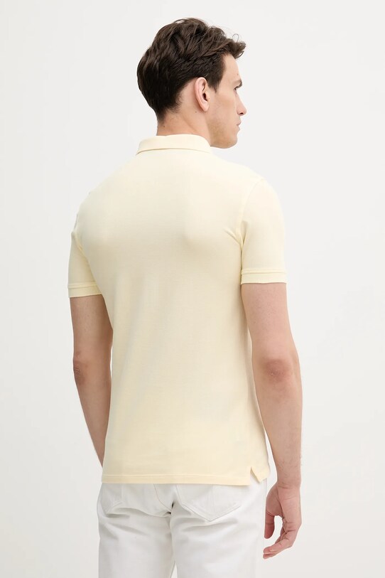 Îmbrăcăminte Sisley polo de bumbac 3089S300T bej