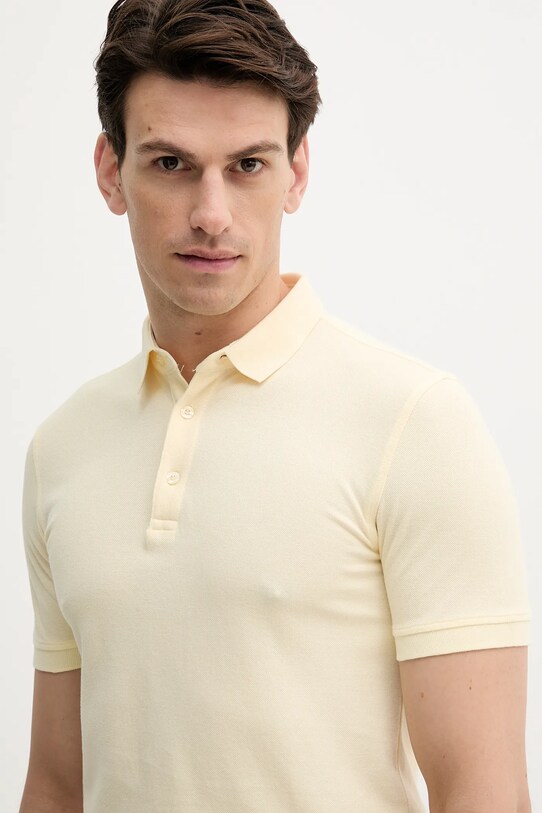 Sisley polo de bumbac bej 3089S300T