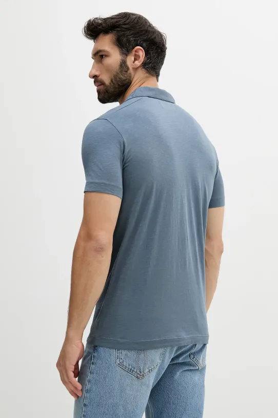 Marc O'Polo polo bawełniane 536217653018 niebieski SS25