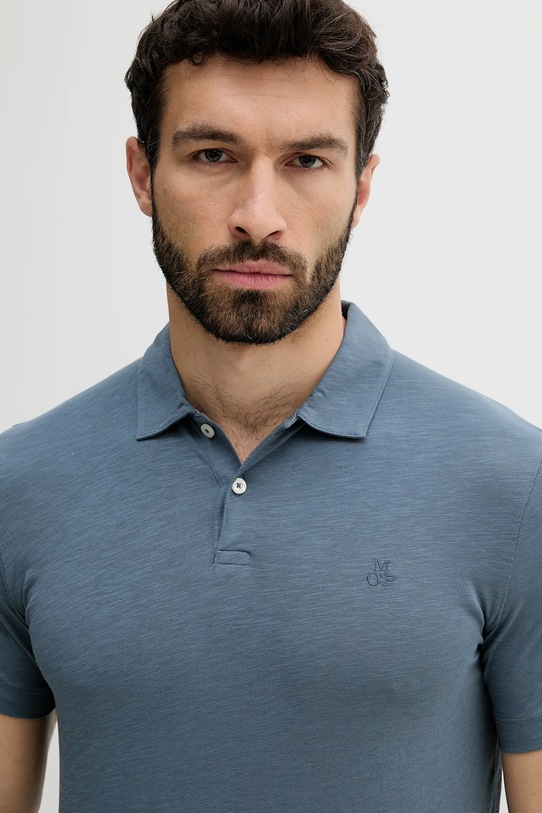 Одежда Хлопковое поло Marc O'Polo 536217653018 голубой