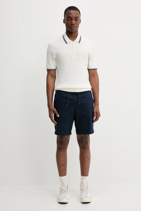 Abercrombie & Fitch tricou polo KI120.5086.100 bej SS25