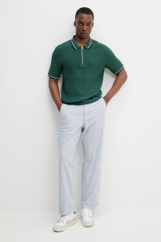 Abercrombie & Fitch polo KI120.5086.300 zielony SS25