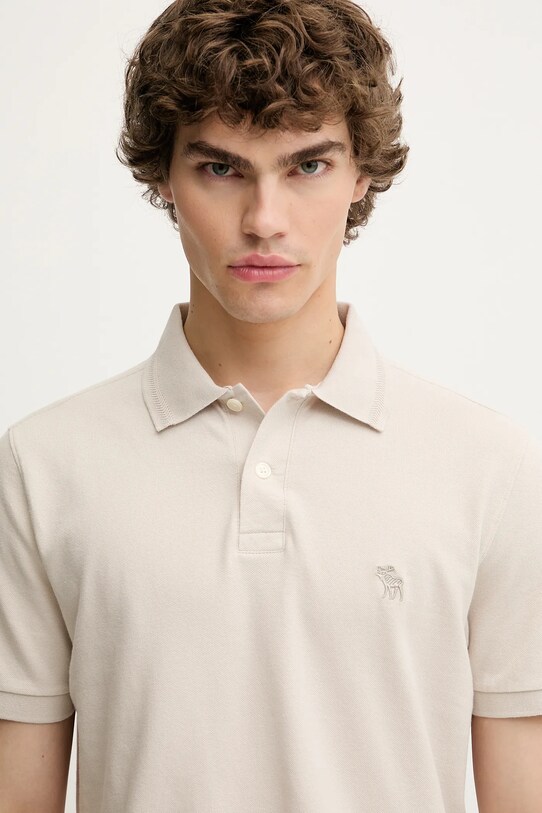 Abercrombie & Fitch polo beżowy KI124.5229.175