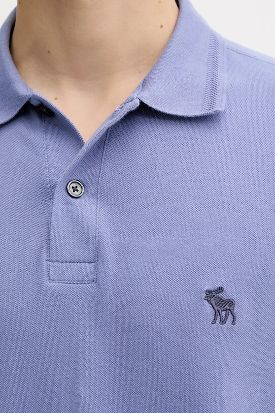 Abercrombie & Fitch polo fioletowy KI124.5230.200