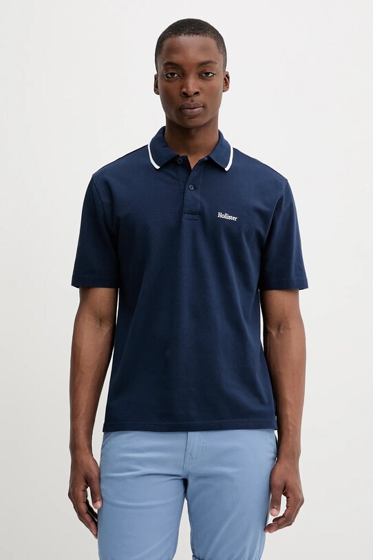 Hollister Co. polo regular granatowy KI324.5199.200