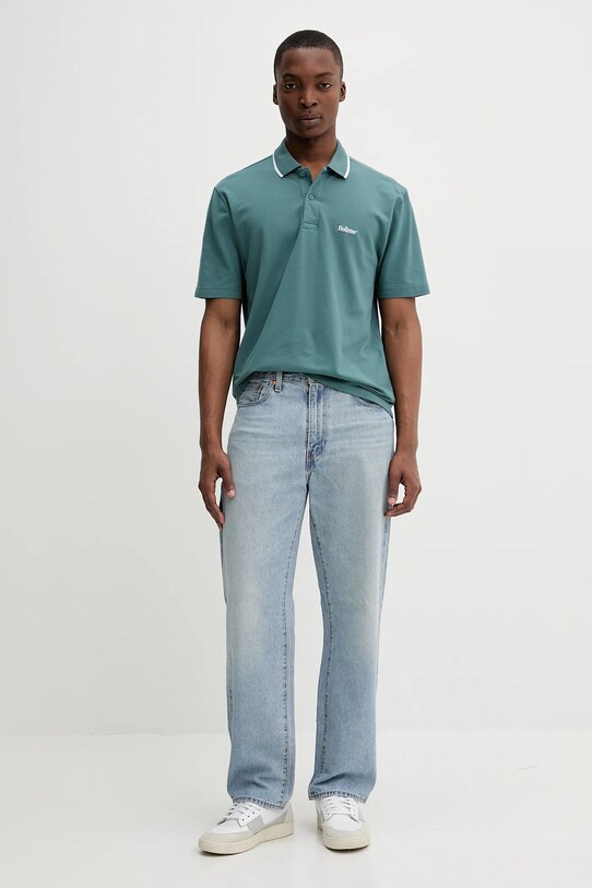 Polo tričko Hollister Co. KI324.5199.230 zelená SS25