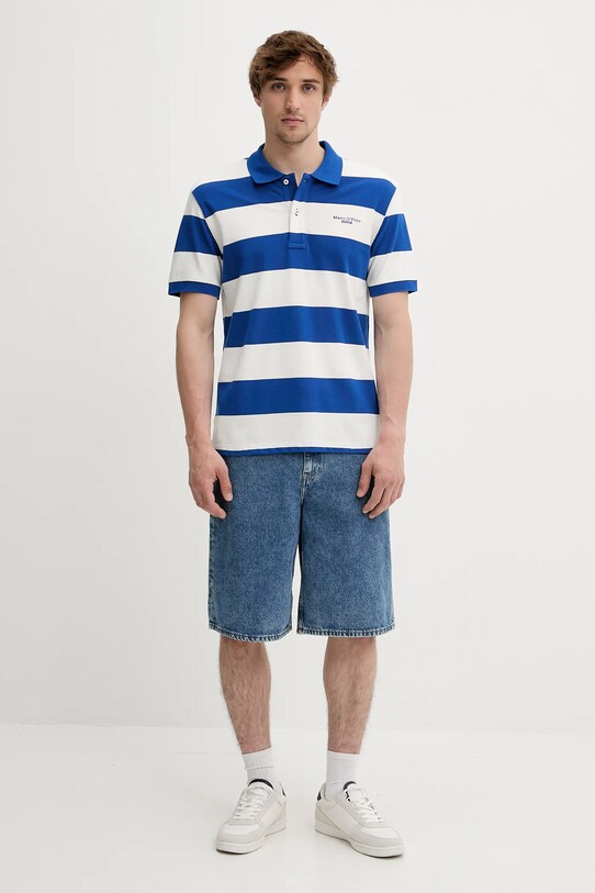 Marc O'Polo polo de bumbac 5000005949 violet SS25