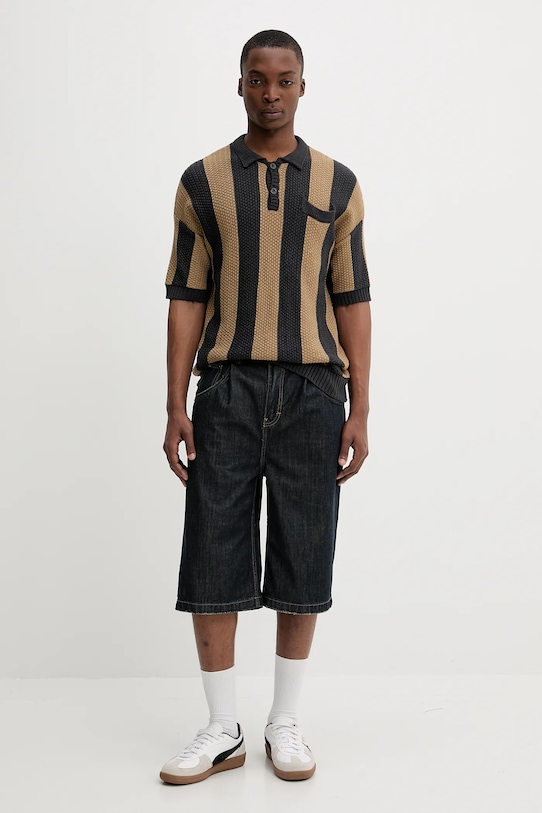 Polo majica The Ragged Priest RPSS252030KW bež SS25