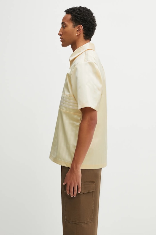 adidas Originals polo shirt Satin Jersey JY3923 yellow AW25